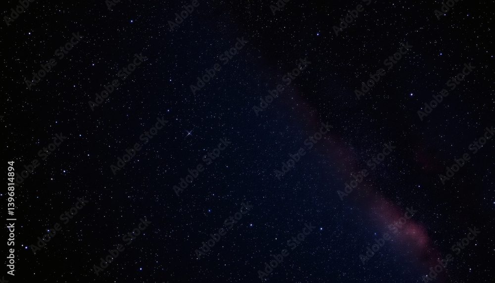 Fototapeta premium Stars and galaxy outer space sky night universe with black starry background and shiny starfield.