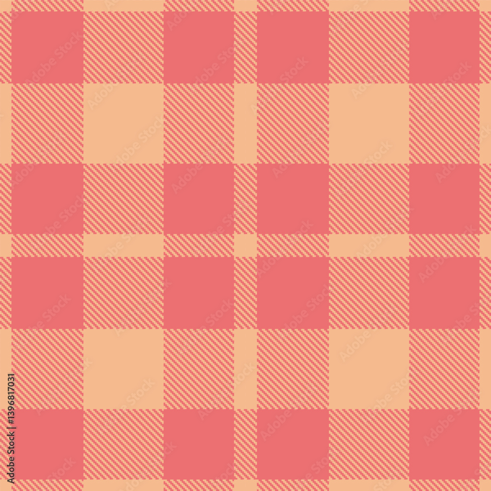 Smoky peach Tartan patterns fabric texture. Elegant Rustic salmon pink Seamless Tartan Smoky peach Tartan patterns fabric texture. Elegant Rustic salmon pink Seamless Tartan