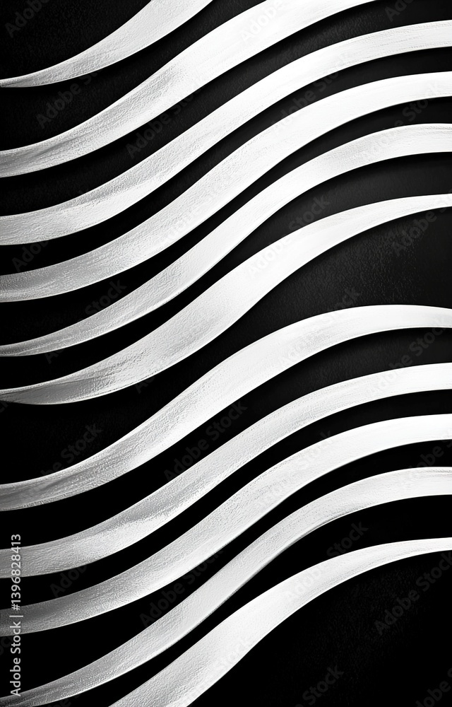 Fototapeta premium black and white striped background