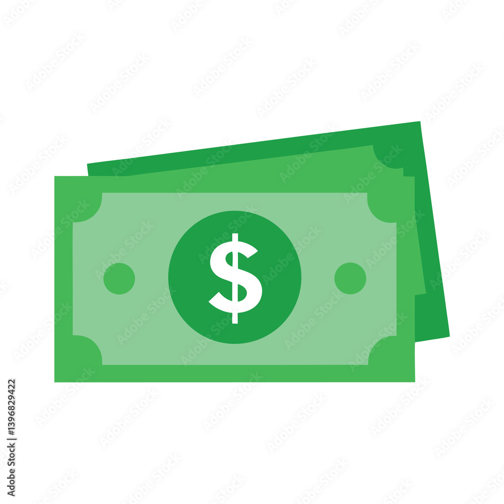Dollar-banknotes-isolate-on-white-background Dollar-banknotes-isolate-on-white-background