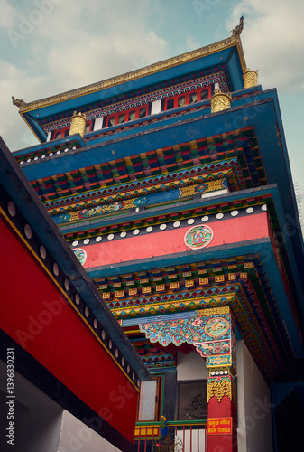Tashi Dargyaling monastery (Tamang monastery) in Darjeeling city, India