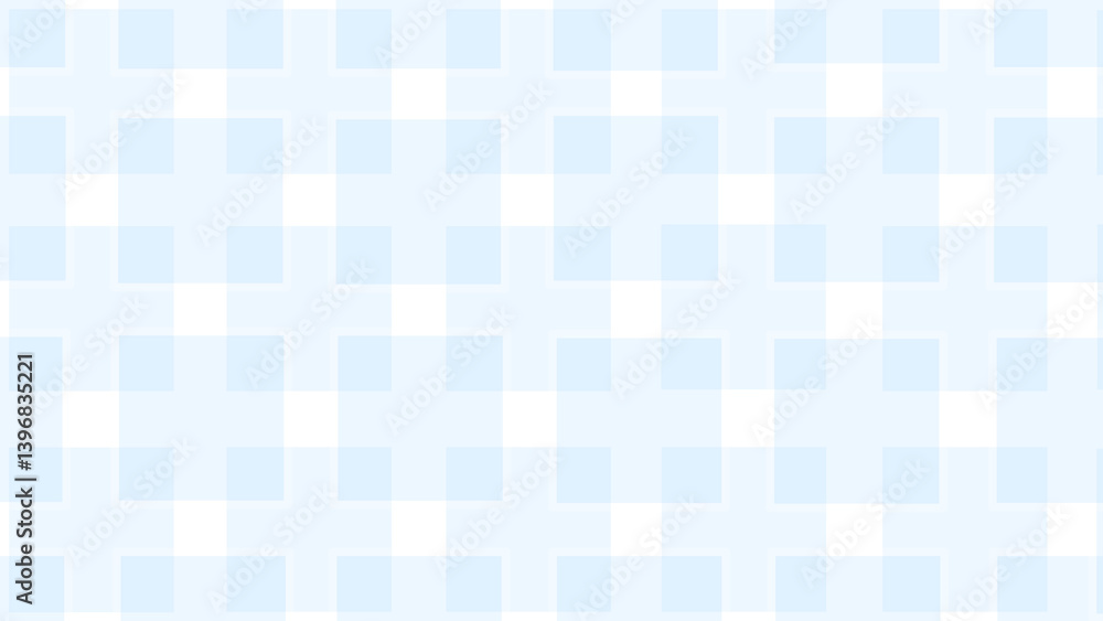 Blue and white geometric seamless pattern with squares. Plaid checkered background. Blue and white geometric seamless pattern with squares. Plaid checkered background.