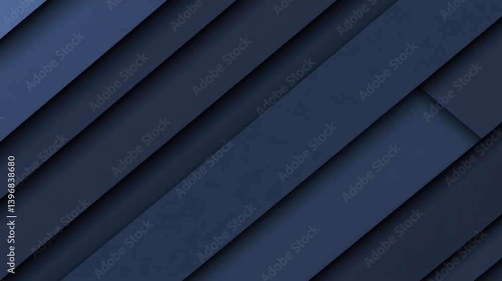 Obraz premium Abstract diagonal dark blue lines, geometric background.