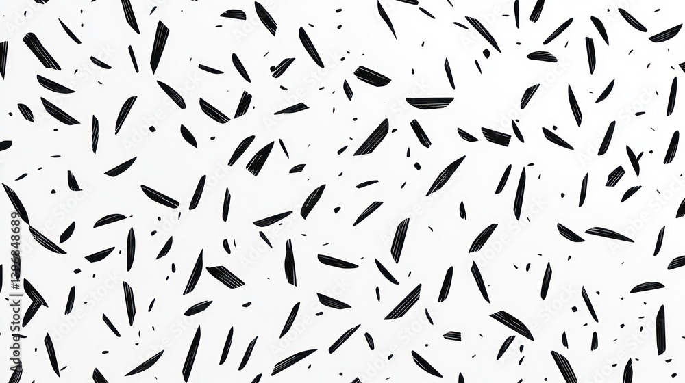 Abstract black dashes on white background. Abstract black dashes on white background.