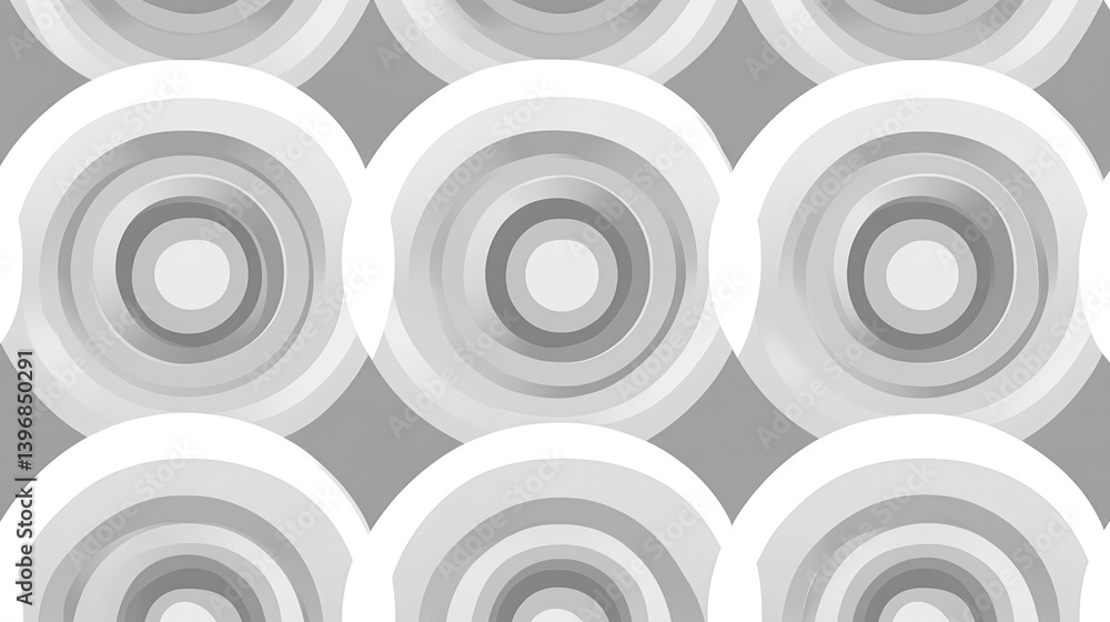 Abstract grayscale concentric circles pattern. Abstract grayscale concentric circles pattern.