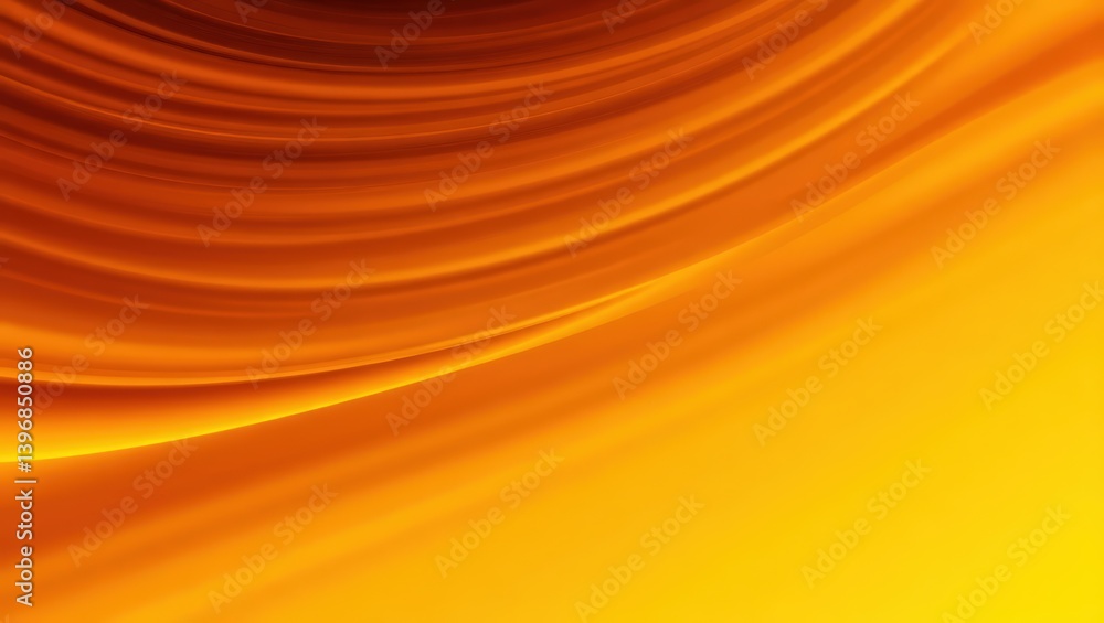 Abstract background with flowing lines in shades of orange and yellow creating a dynamic effect
