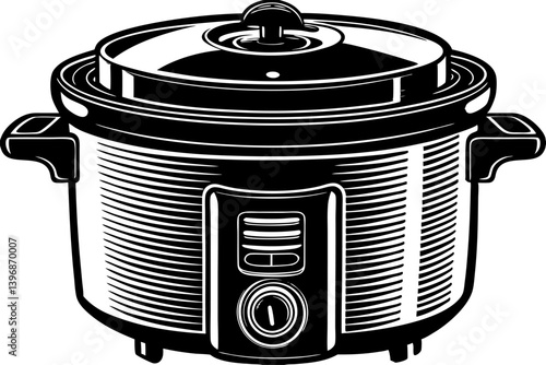 High-quality cooking equipment vector illustration featuring essential kitchen tools and utensils, perfect for culinary-themed designs, restaurant branding, recipe blogs, menus, and food packaging. Th