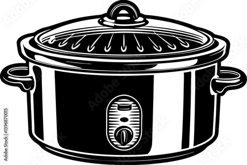 High-quality cooking equipment vector illustration featuring essential kitchen tools and utensils, perfect for culinary-themed designs, restaurant branding, recipe blogs, menus, and food packaging. Th