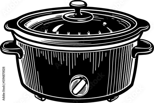 High-quality cooking equipment vector illustration featuring essential kitchen tools and utensils, perfect for culinary-themed designs, restaurant branding, recipe blogs, menus, and food packaging. Th