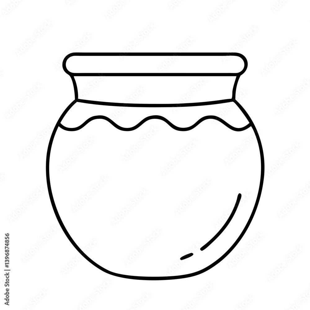 pot icon, pot line art - simple line art of pot, perfect for pot logos and icons pot icon, pot line art - simple line art of pot, perfect for pot logos and icons