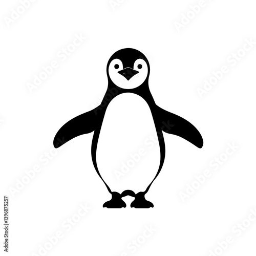 Adorable Penguin Illustration: Perfect for Kids and Nature Art