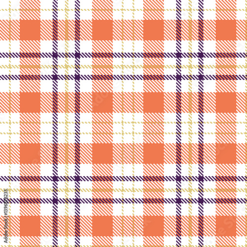 Wallpaper Mural Elegant Sandy white & Traditional sand Seamless Tartan Textile Design Torontodigital.ca