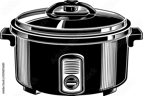 High-quality cooking equipment vector illustration featuring essential kitchen tools and utensils, perfect for culinary-themed designs, restaurant branding, recipe blogs, menus, and food packaging. Th