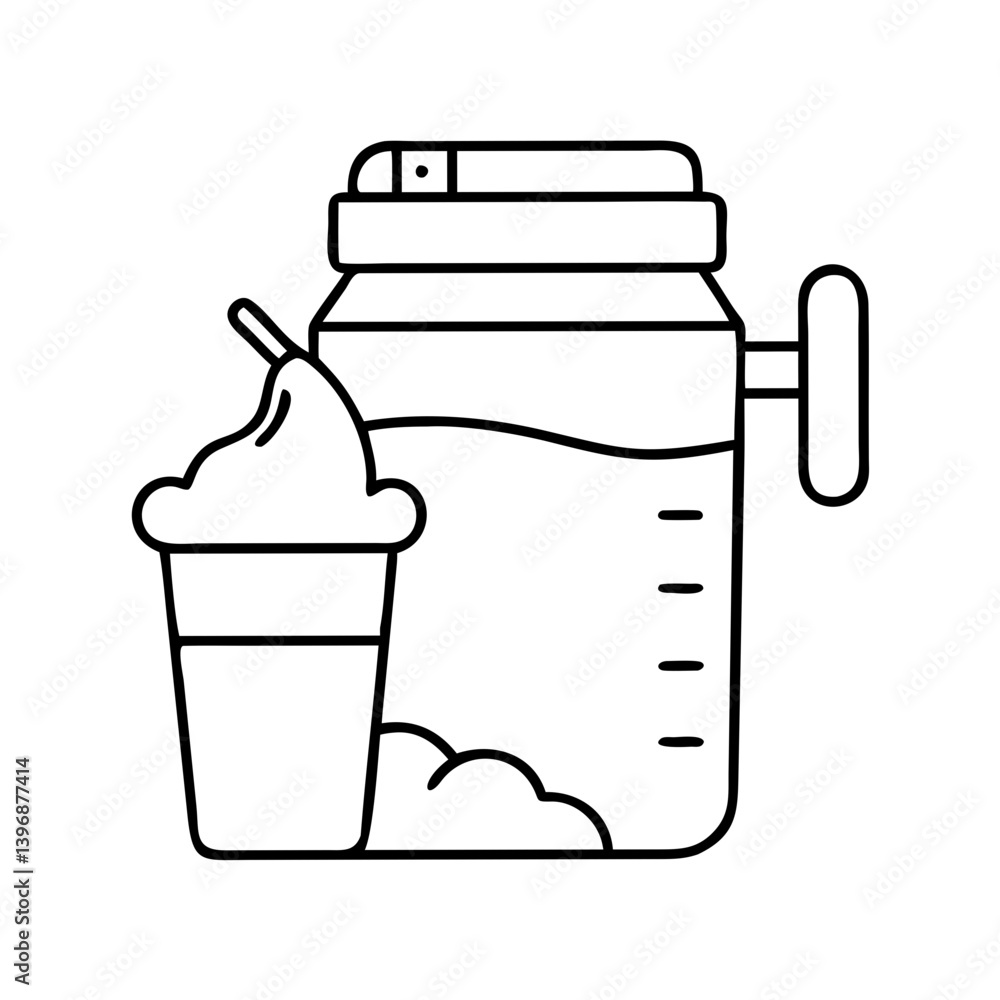proteinshake icon, proteinshake line art - simple line art of proteinshake, perfect for proteinshake logos and icons proteinshake icon, proteinshake line art - simple line art of proteinshake, perfect for proteinshake logos and icons