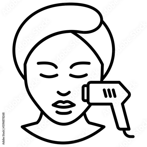 Facial Laser Icon