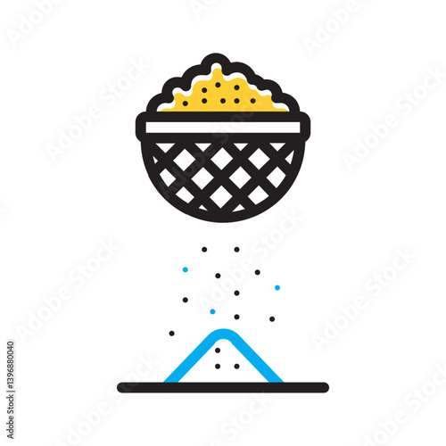 Vector multi color icon for Suspend