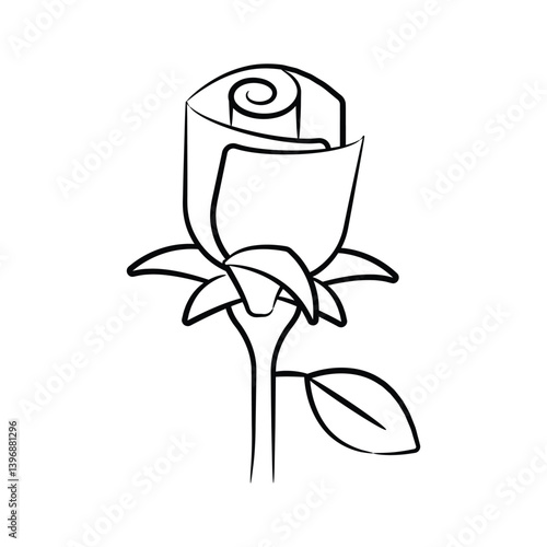 Get a sight of this handy doodle icon of flower stem