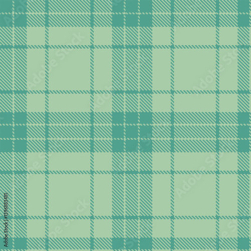 Fire dull teal and Muted greenish grey Seamless Tartan Textile Design