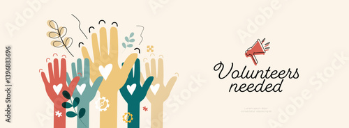 Volunteers Needed banner.