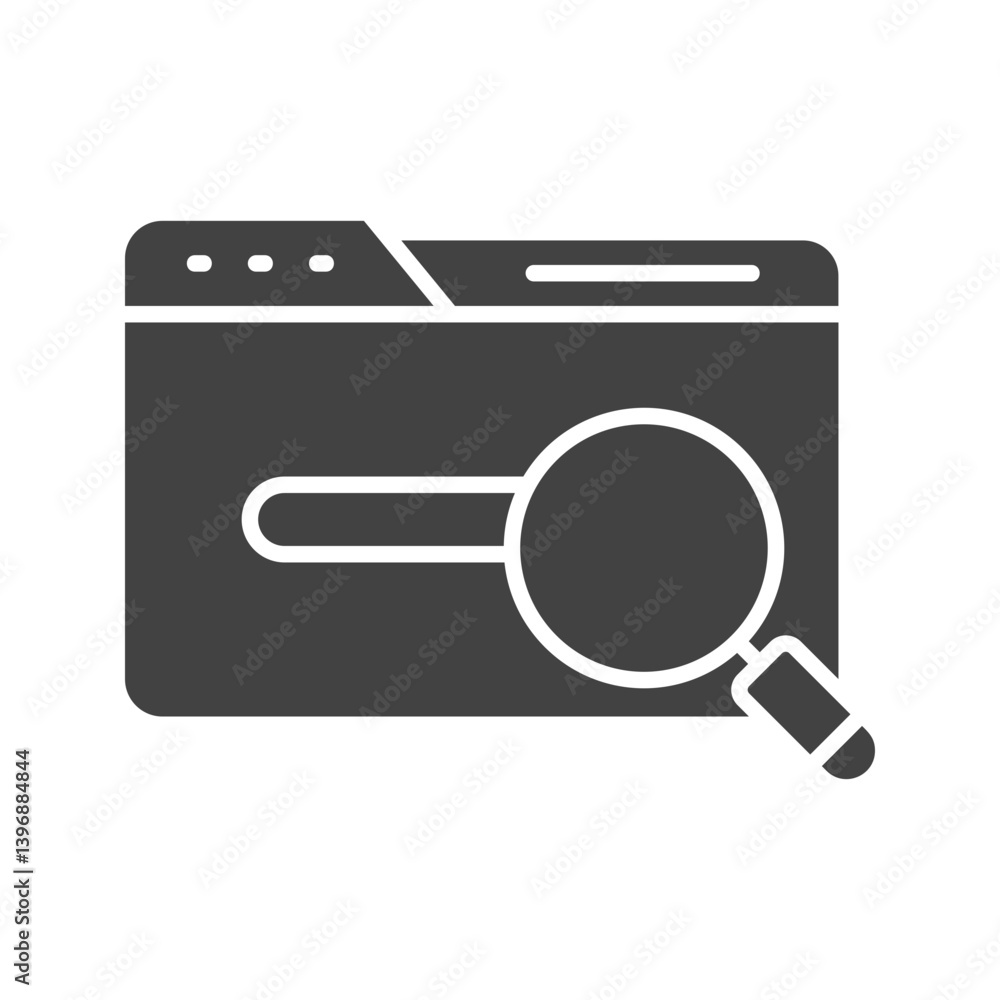 Browse icon vector image. Suitable for mobile apps, web apps and print media. Browse icon vector image. Suitable for mobile apps, web apps and print media.