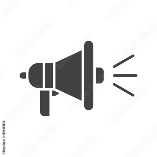 Announcement icon vector image. Suitable for mobile apps, web apps and print media.