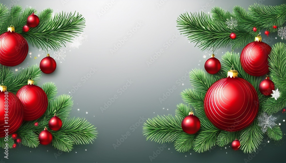 Naklejka premium christmas greeting card