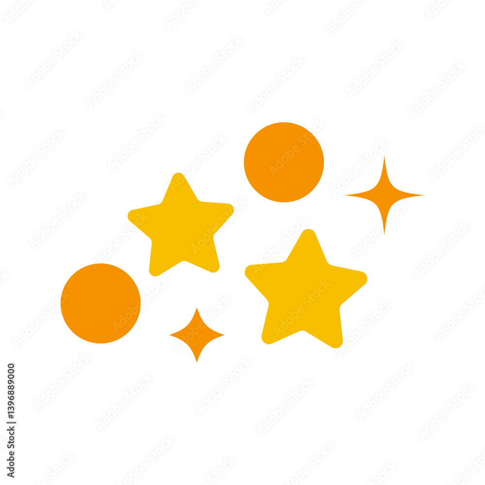 Stars I icon vector image. Suitable for mobile apps, web apps and print media. Stars I icon vector image. Suitable for mobile apps, web apps and print media.