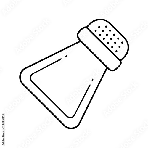 saltshaker icon, saltshaker line art - simple line art of saltshaker, perfect for saltshaker logos and icons