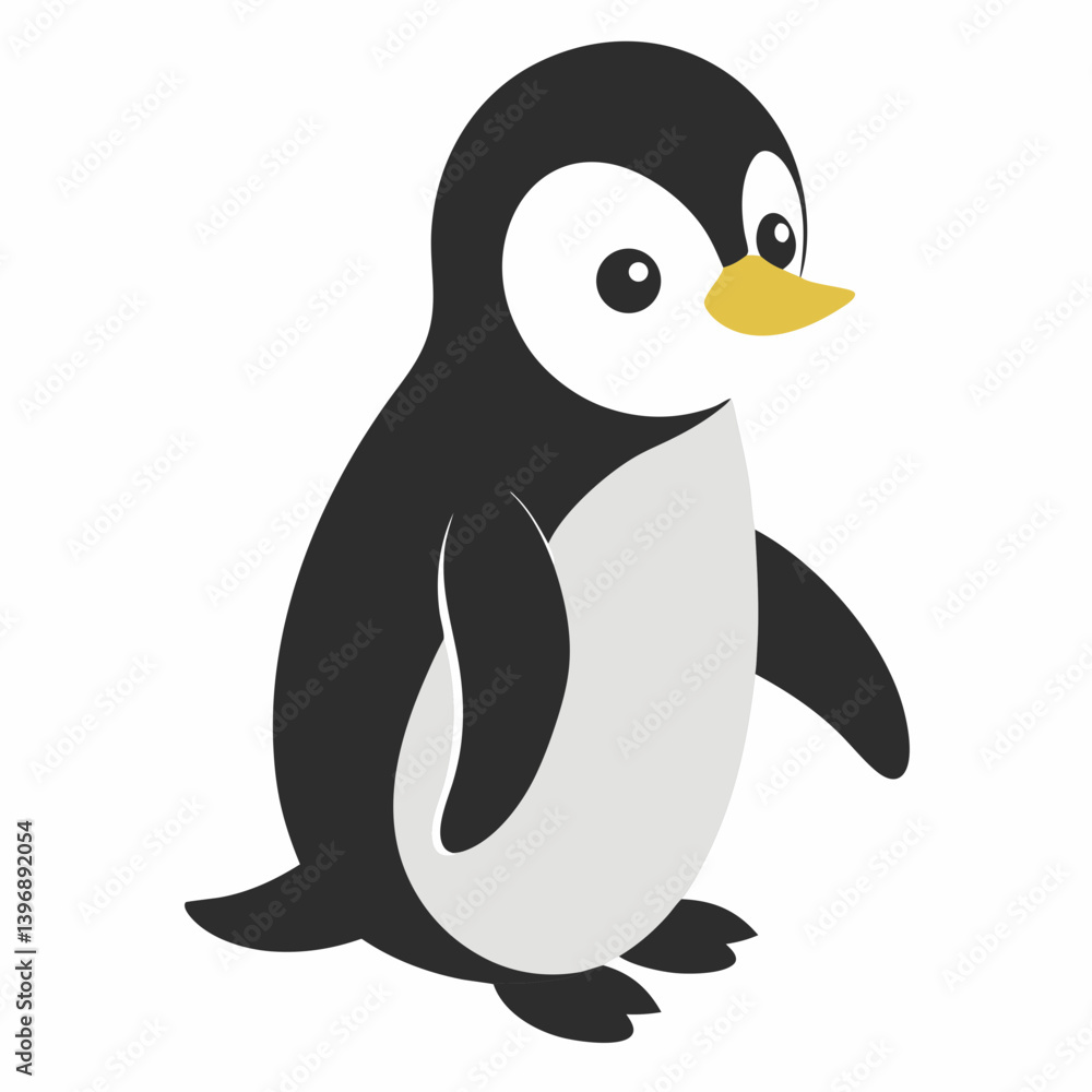 Obraz premium penguin on a white