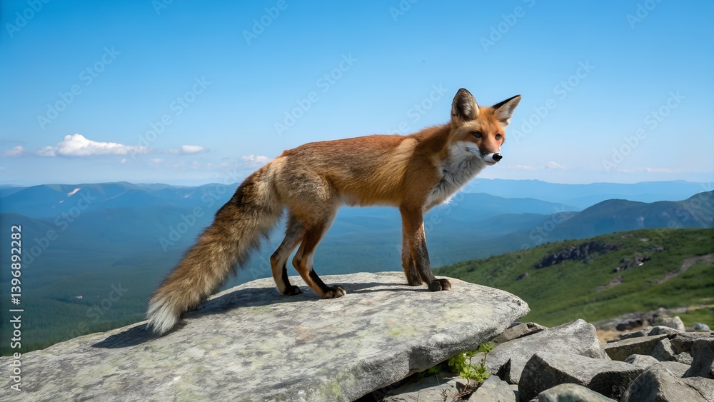 fox in the mountains fox in the mountains