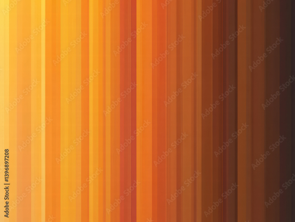 Warm Sunset Gradient: A captivating and warm gradient showcasing vertical bands of varying hues of orange and brown, offering a versatile backdrop for designs or digital content.