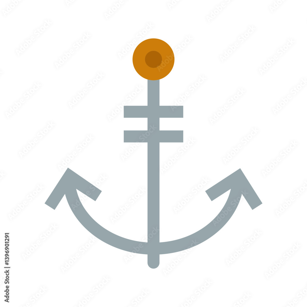 Anchor I icon vector image. Suitable for mobile apps, web apps and print media. Anchor I icon vector image. Suitable for mobile apps, web apps and print media.