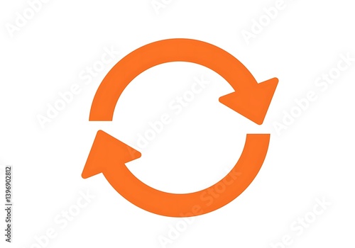 Orange Circular Arrows Showing Synchronization Process or Refresh Cycle Icon Free Download Orange Circular Arrows Showing Synchronization Process or Refresh Cycle Icon - GFXLoad