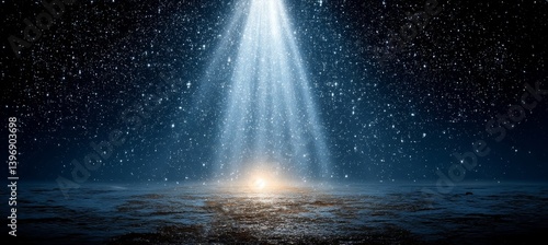 Obraz na płótnie Heaven light on space. Religion faith worship spirituality concept. Generative AI technology. w salonie