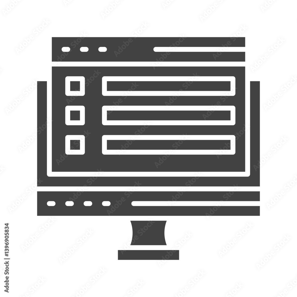 Online Exam icon vector image. Suitable for mobile apps, web apps and print media. Online Exam icon vector image. Suitable for mobile apps, web apps and print media.