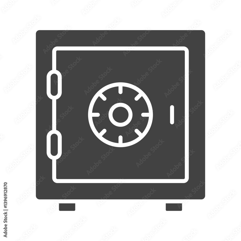 Vault I icon vector image. Suitable for mobile apps, web apps and print media. Vault I icon vector image. Suitable for mobile apps, web apps and print media.