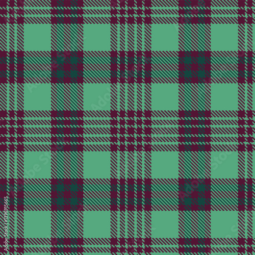Wallpaper Mural Plaid pattern seamless. Pale dark plum & Classic tea Tartan Textile Design.  Torontodigital.ca