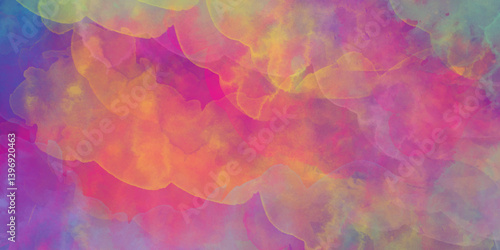 Abstract pastel colors watercolor background. Textured abstract bright watercolor stains background. Abstract artistic background print decorative art design wallpaper painting.