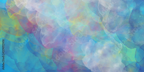 Abstract pastel colors watercolor background. Textured abstract bright watercolor stains background. Abstract artistic background print decorative art design wallpaper painting.