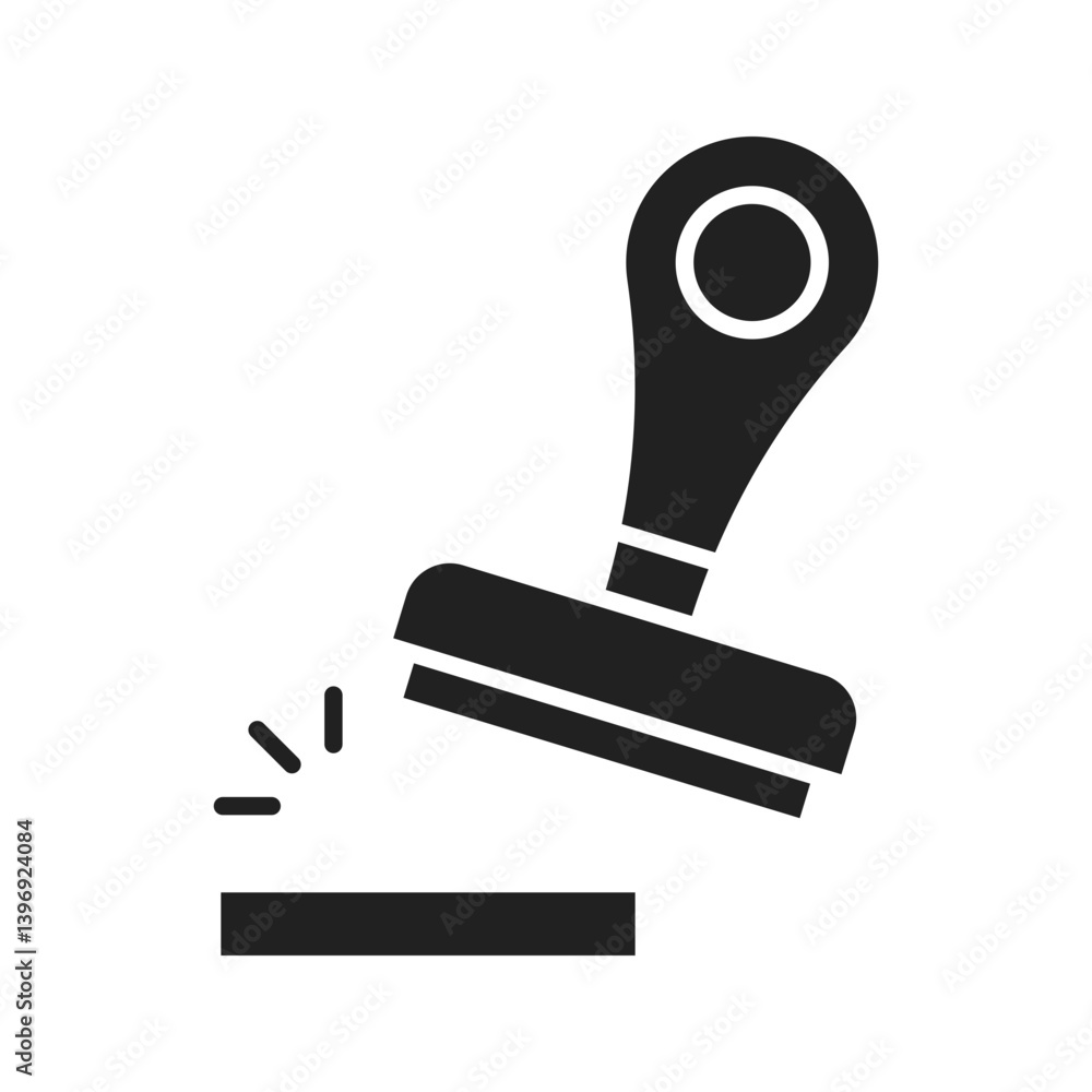 Ink Stamp icon vector image. Suitable for mobile apps, web apps and print media. Ink Stamp icon vector image. Suitable for mobile apps, web apps and print media.