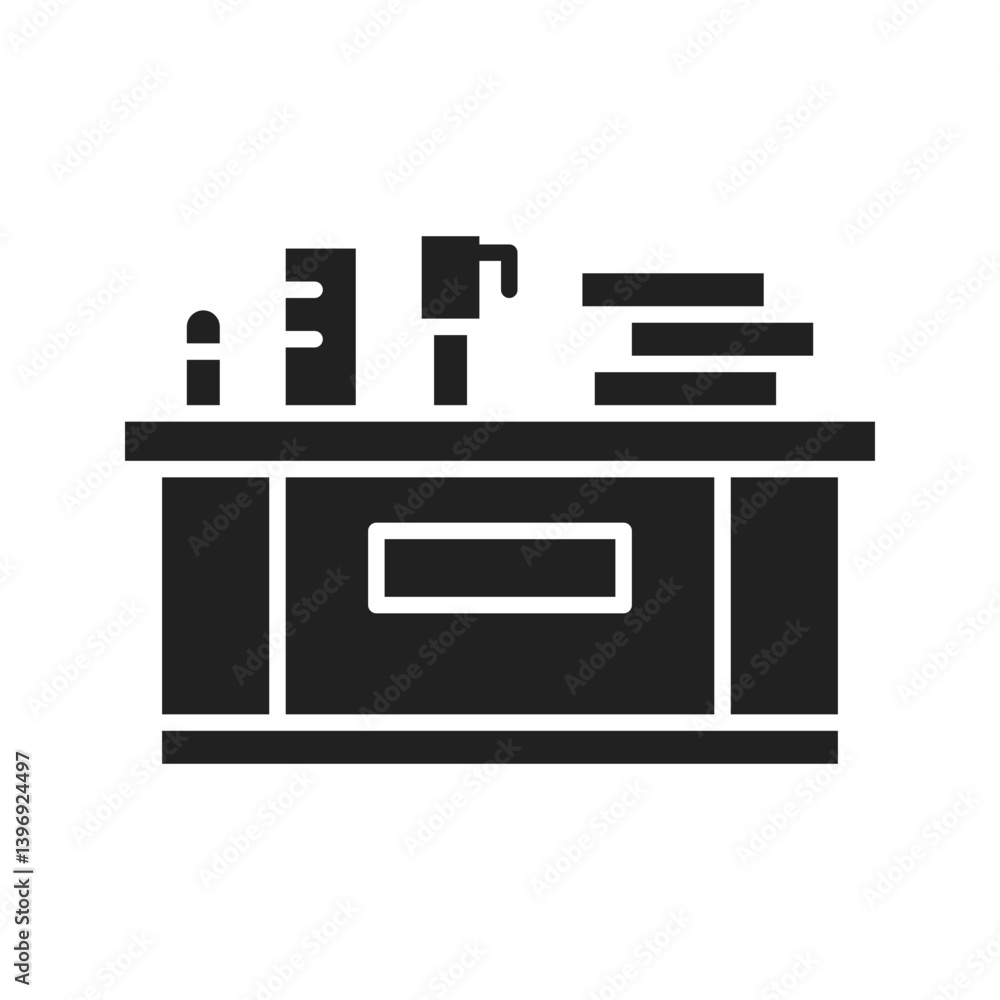Stationery Box icon vector image. Suitable for mobile apps, web apps and print media. Stationery Box icon vector image. Suitable for mobile apps, web apps and print media.