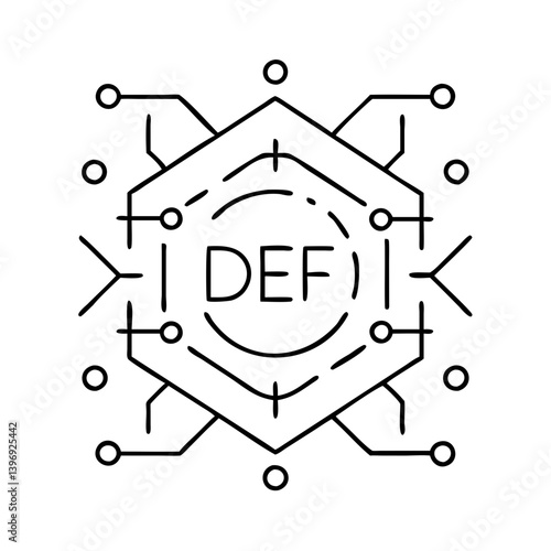 decentralized finance defi icon, decentralized finance defi vector illustration-simple illustration of decentralized finance defi, perfect for decentralized finance defi logos and icons