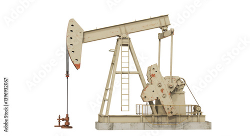 Isolated Oil Pump Jack
