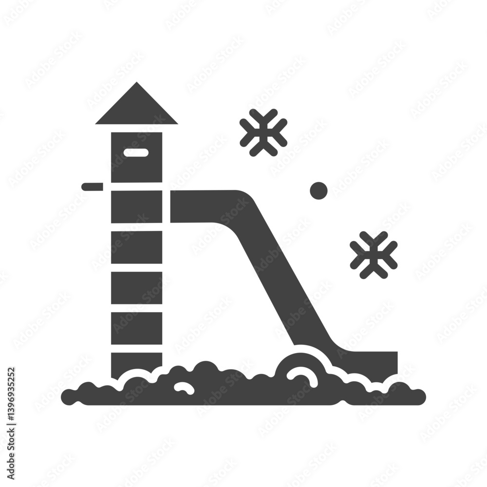 Naklejka premium Sliding II icon vector image. Suitable for mobile apps, web apps and print media.