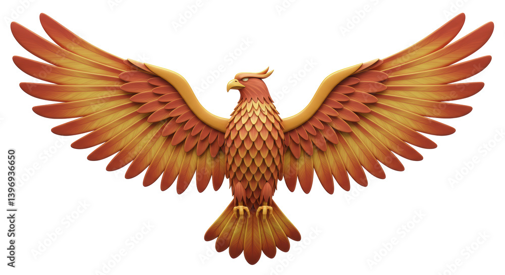 Fototapeta premium Isolated Phoenix