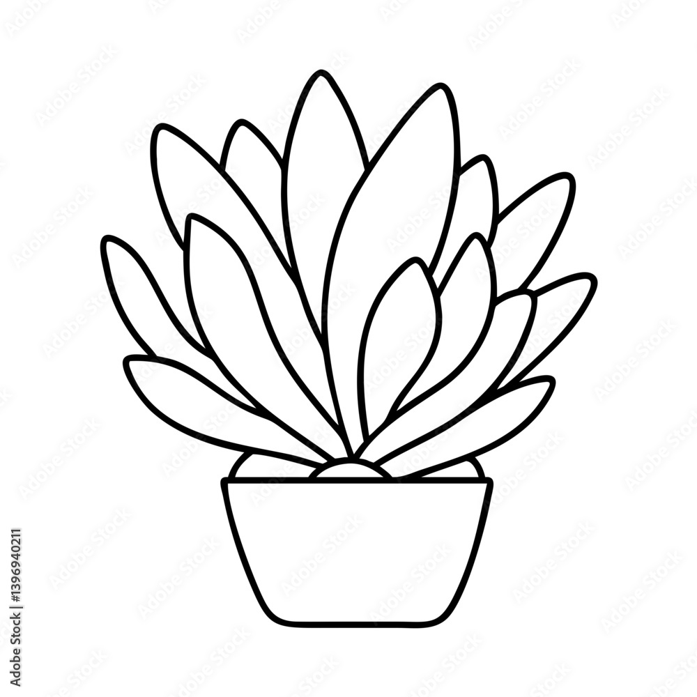 succulent icon, succulent line art - simple line art of succulent, perfect for succulent logos and icons succulent icon, succulent line art - simple line art of succulent, perfect for succulent logos and icons