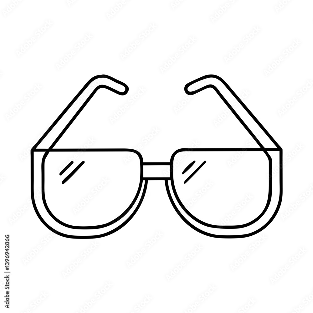 sunglasses icon, sunglasses line art - simple line art of sunglasses, perfect for sunglasses logos and icons sunglasses icon, sunglasses line art - simple line art of sunglasses, perfect for sunglasses logos and icons