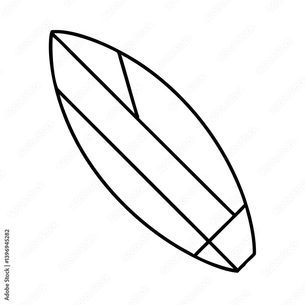 surfboard icon, surfboard line art - simple line art of surfboard, perfect for surfboard logos and icons surfboard icon, surfboard line art - simple line art of surfboard, perfect for surfboard logos and icons