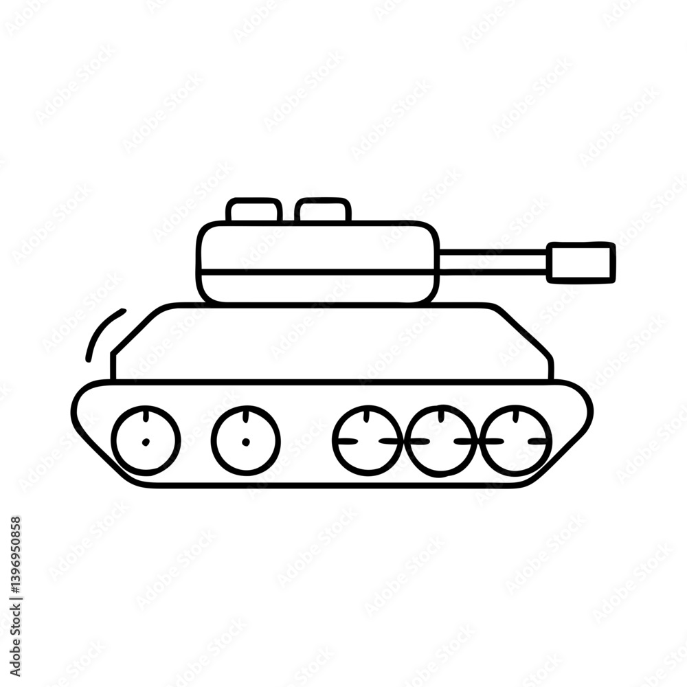 tank icon, tank line art - simple line art of tank, perfect for tank logos and icons tank icon, tank line art - simple line art of tank, perfect for tank logos and icons