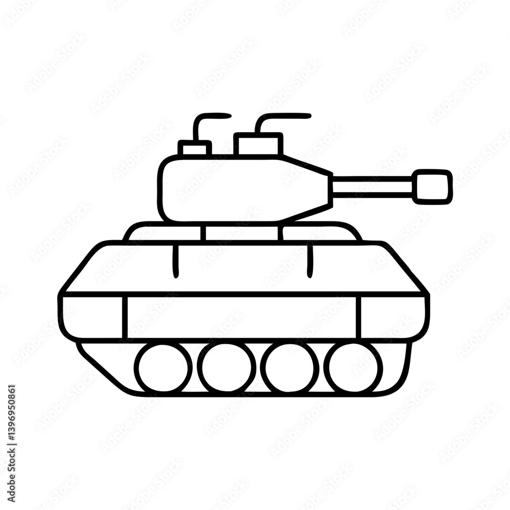 tank icon, tank line art - simple line art of tank, perfect for tank logos and icons tank icon, tank line art - simple line art of tank, perfect for tank logos and icons